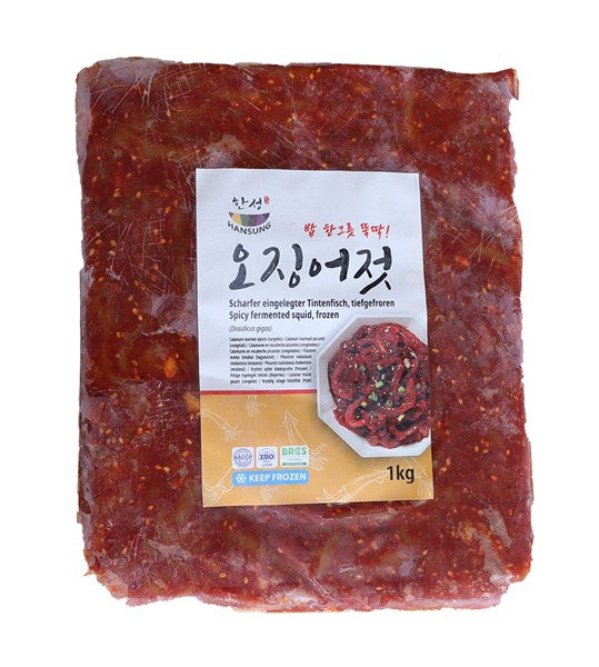 한성 오징어 젓갈 1kg - 냉동