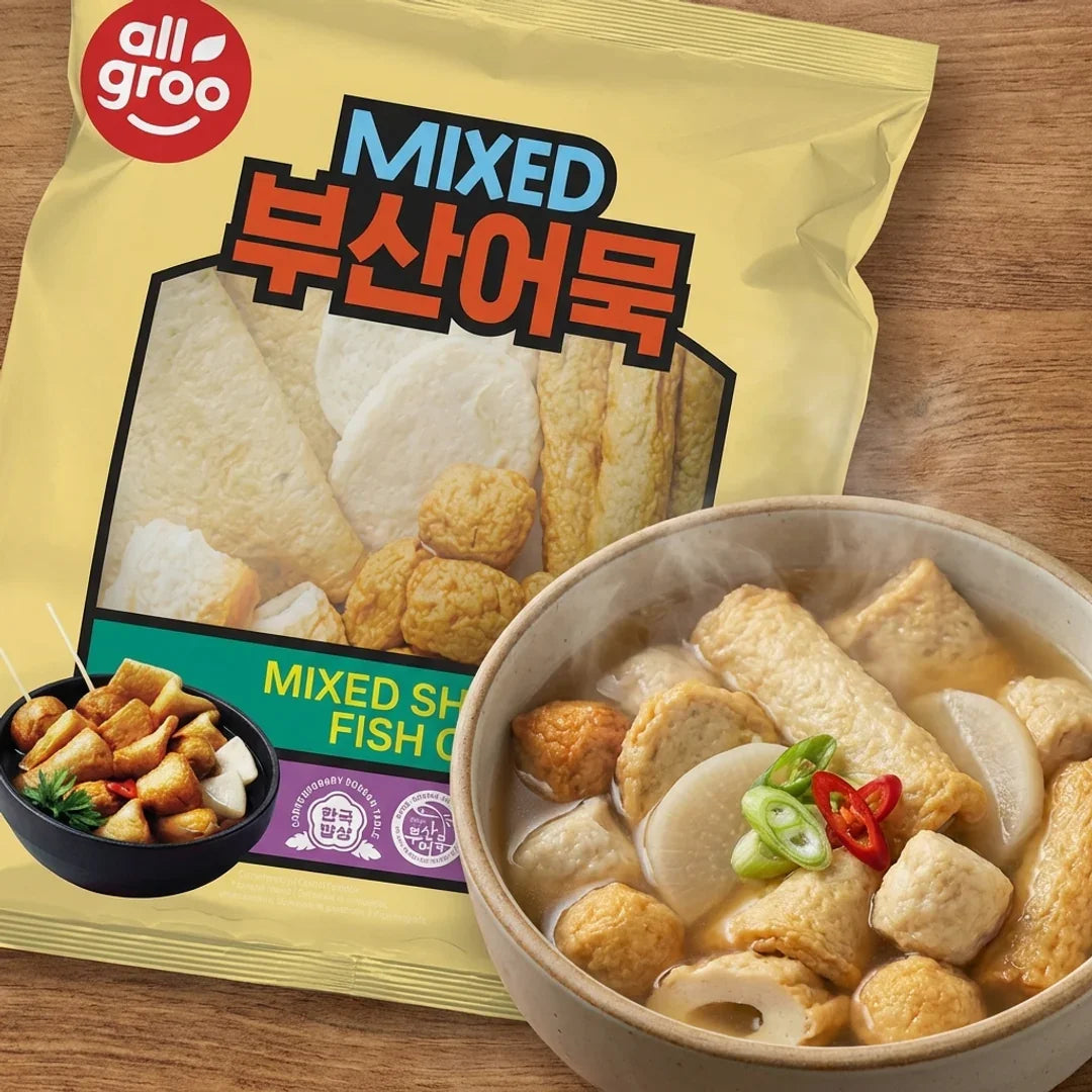 올그루 모둠 부산어묵 1kg - 냉동