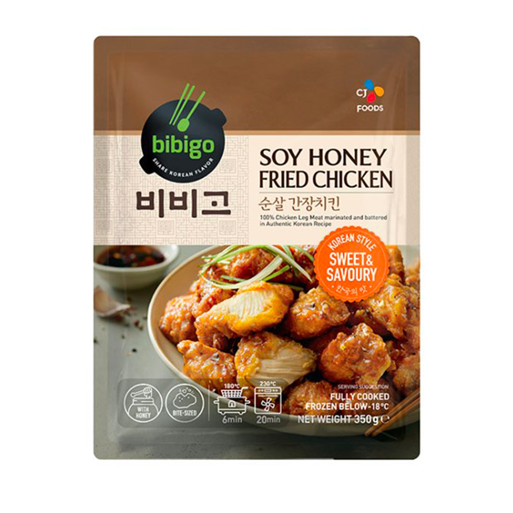비비고 순살 허니간장 치킨 350g - 냉동