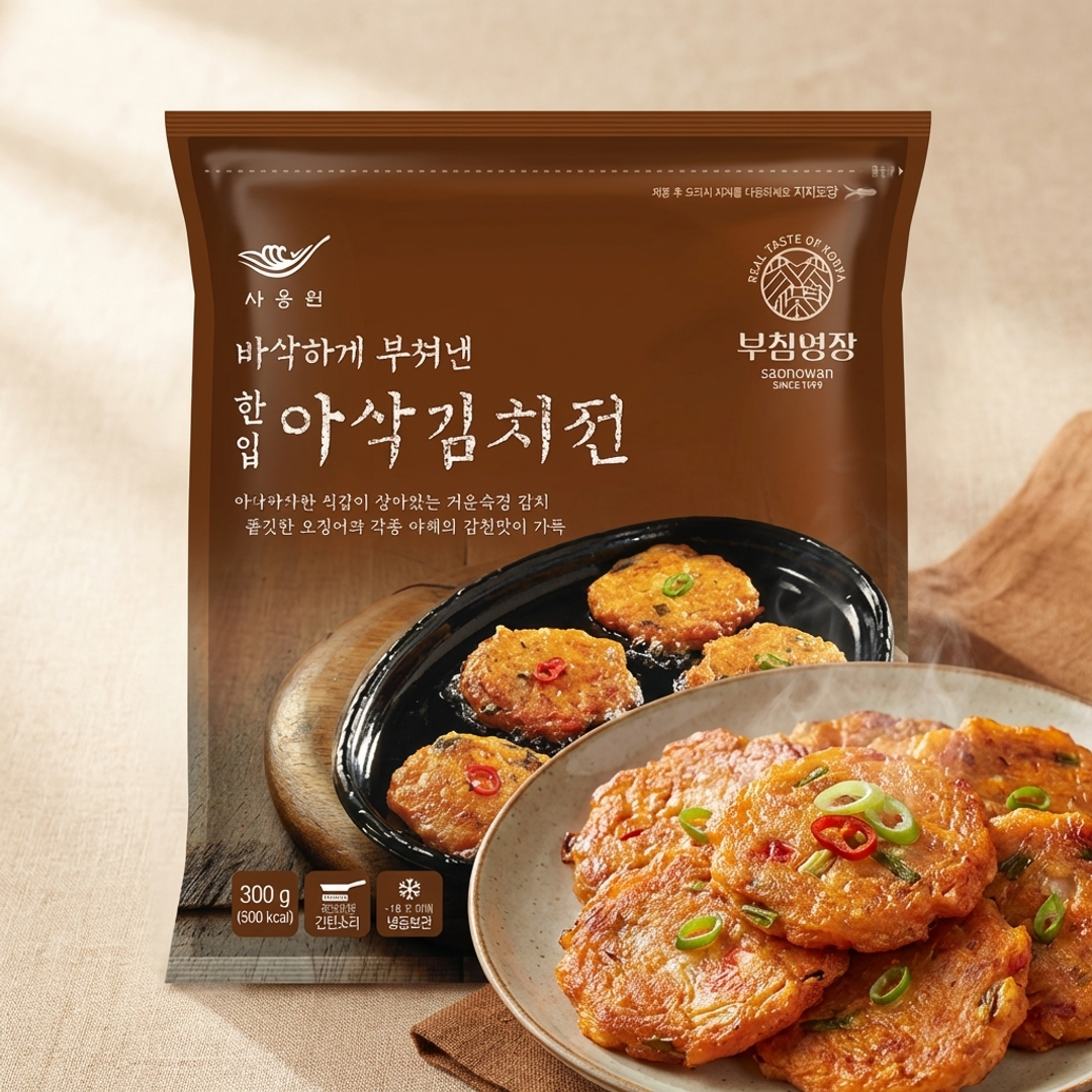 사옹원 한입 김치전 300g - 냉동