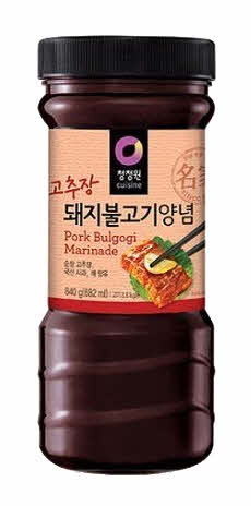 청정원 돼지불고기소스 840g