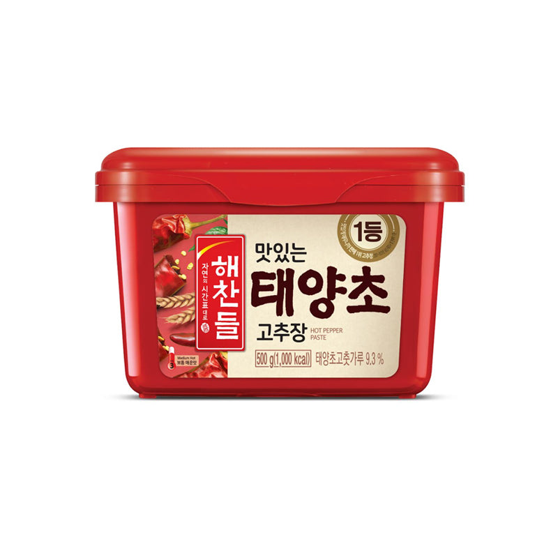 해찬들 맛있는 태양초 고추장 500g x 20 HALAL