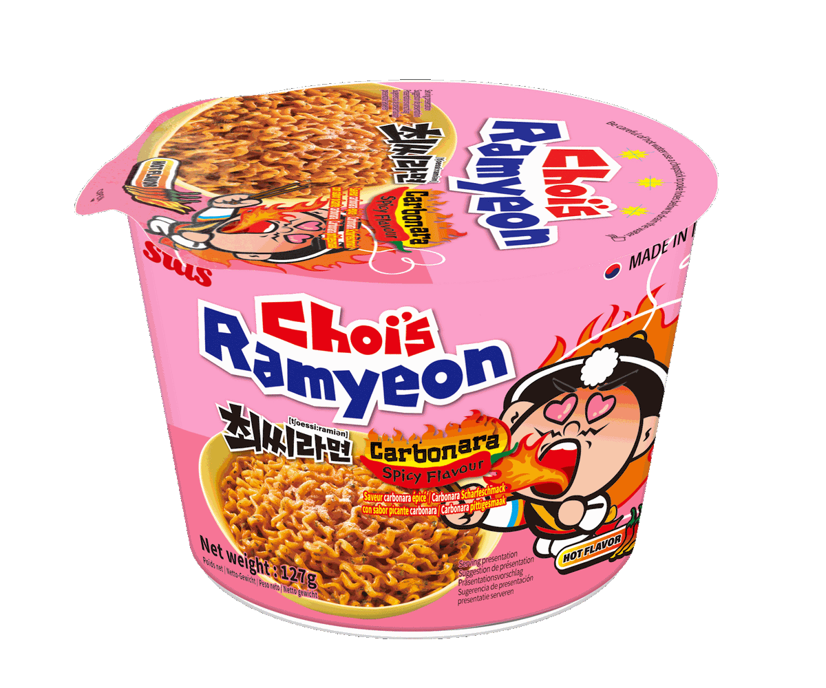 Cup Ramen Carbonara, scharf 127,5g