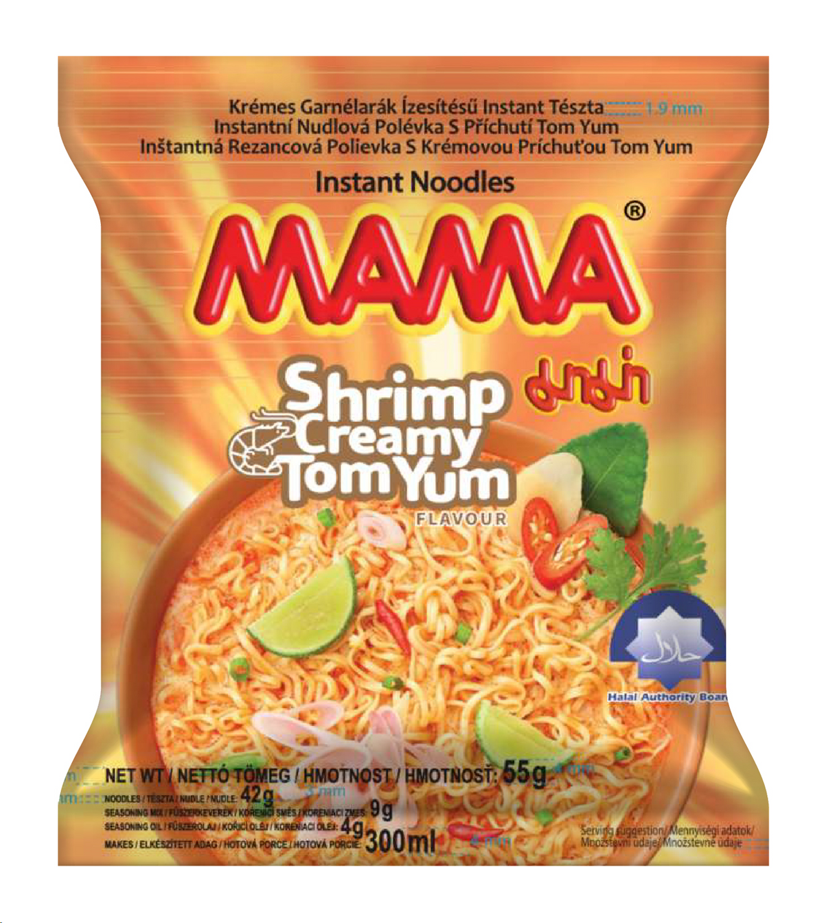 크리미 톰얌맛 라면 55g