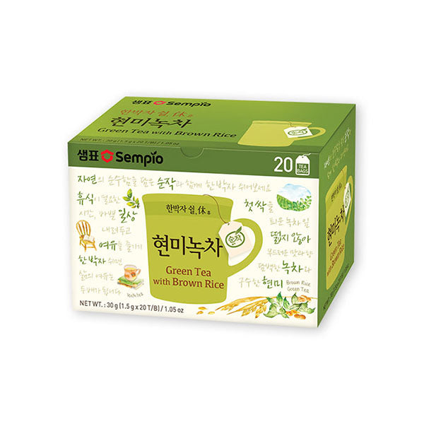 샘표 순작 현미녹차 티백 (1,5g x 20) x 20