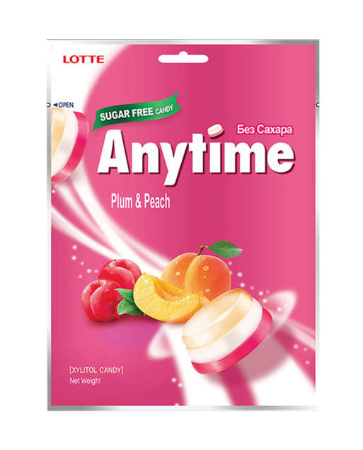 롯데 애니타임 자두복숭아 60g