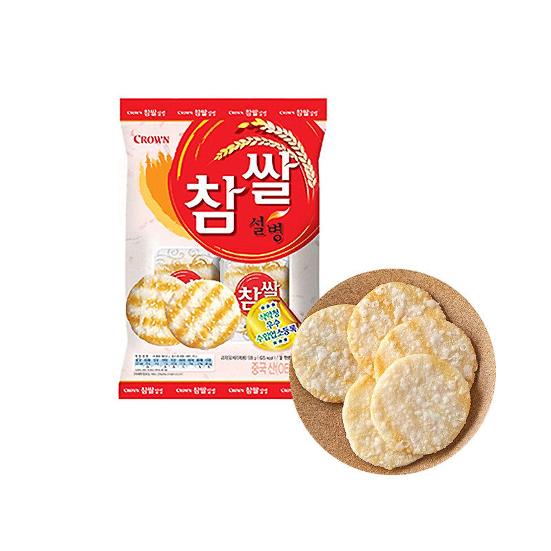크라운 참쌀설병 128g x 20