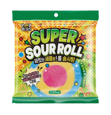 사우어 롤 솜사탕 (8g x 10) x 6