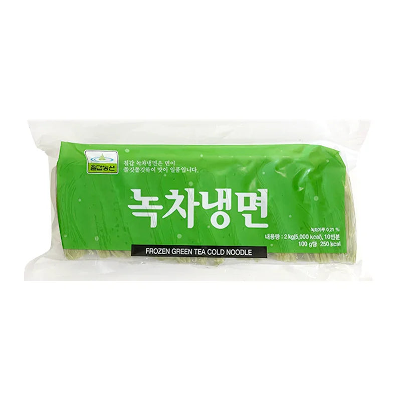 칠갑 녹차 냉면사리 2kg - 냉동 - DotAsia