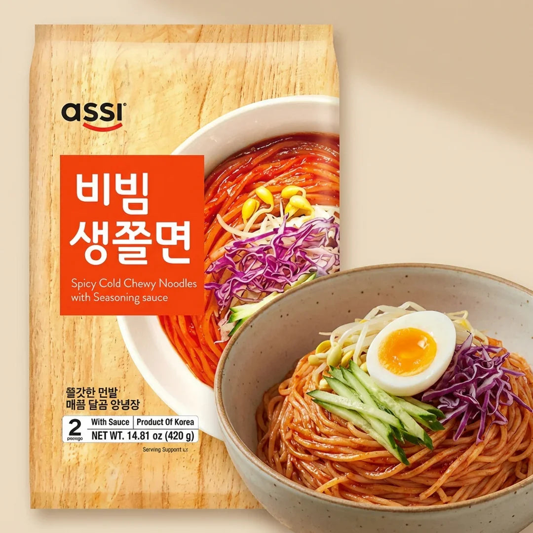 Assi Bibim Saeng Jjolmyeon (Sauce Included) 420g