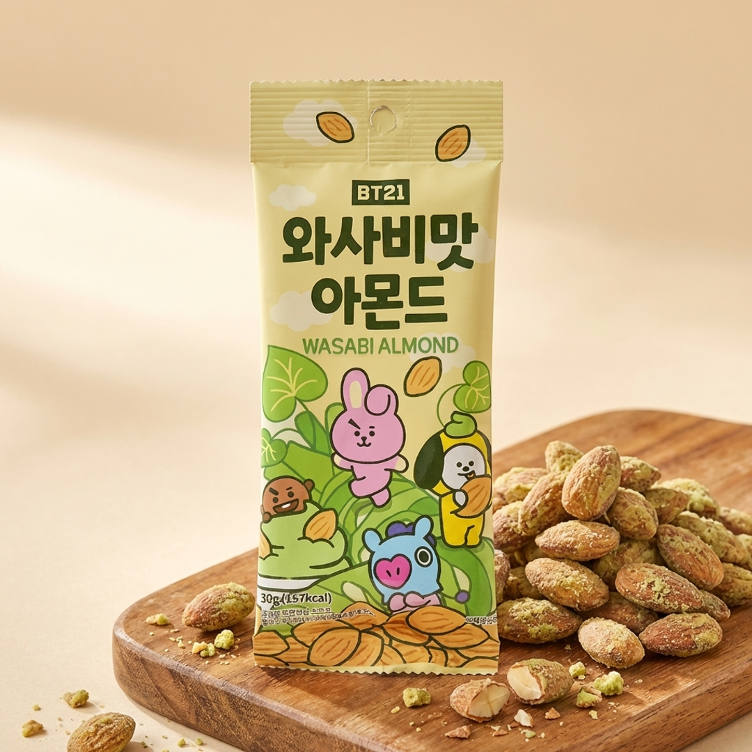 BT21 와사비맛 아몬드 30g