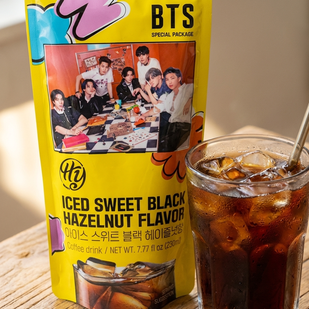 BTS 아이스 스위트블랙 헤이즐넛 230ml