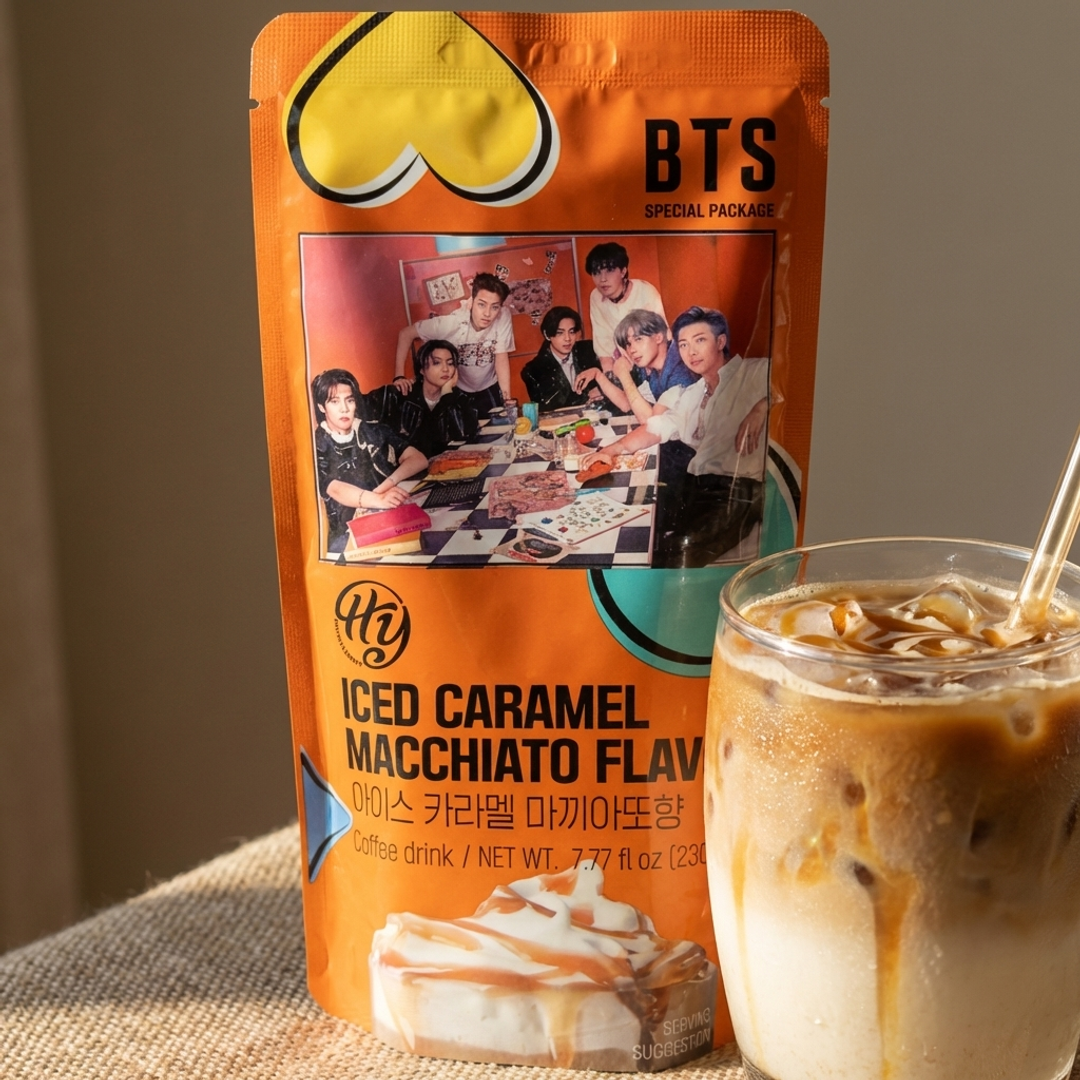 BTS 아이스 카라멜 마끼아또 230ml