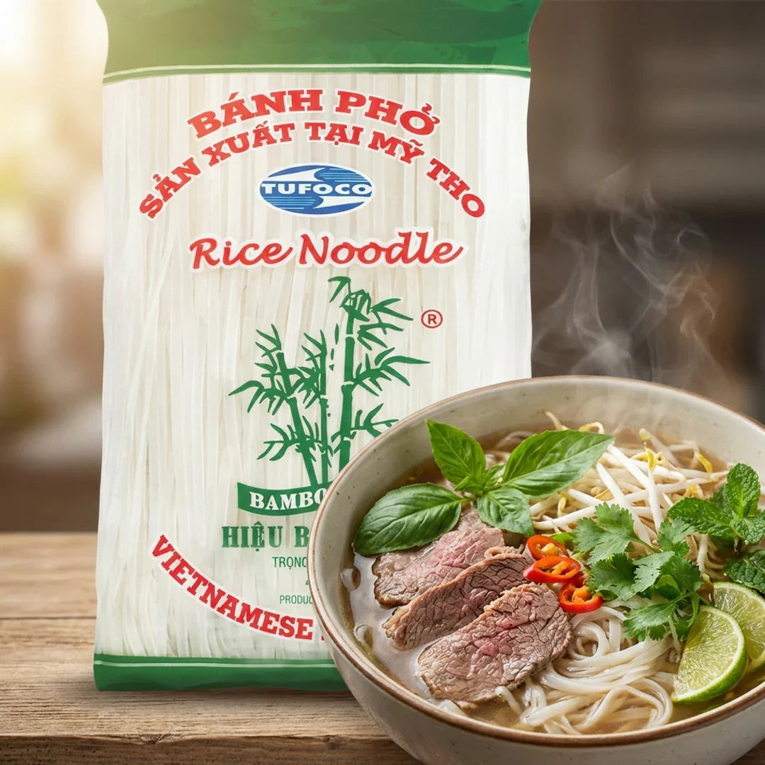 Bamboo Tree Rice Noodles (10mm) 400g