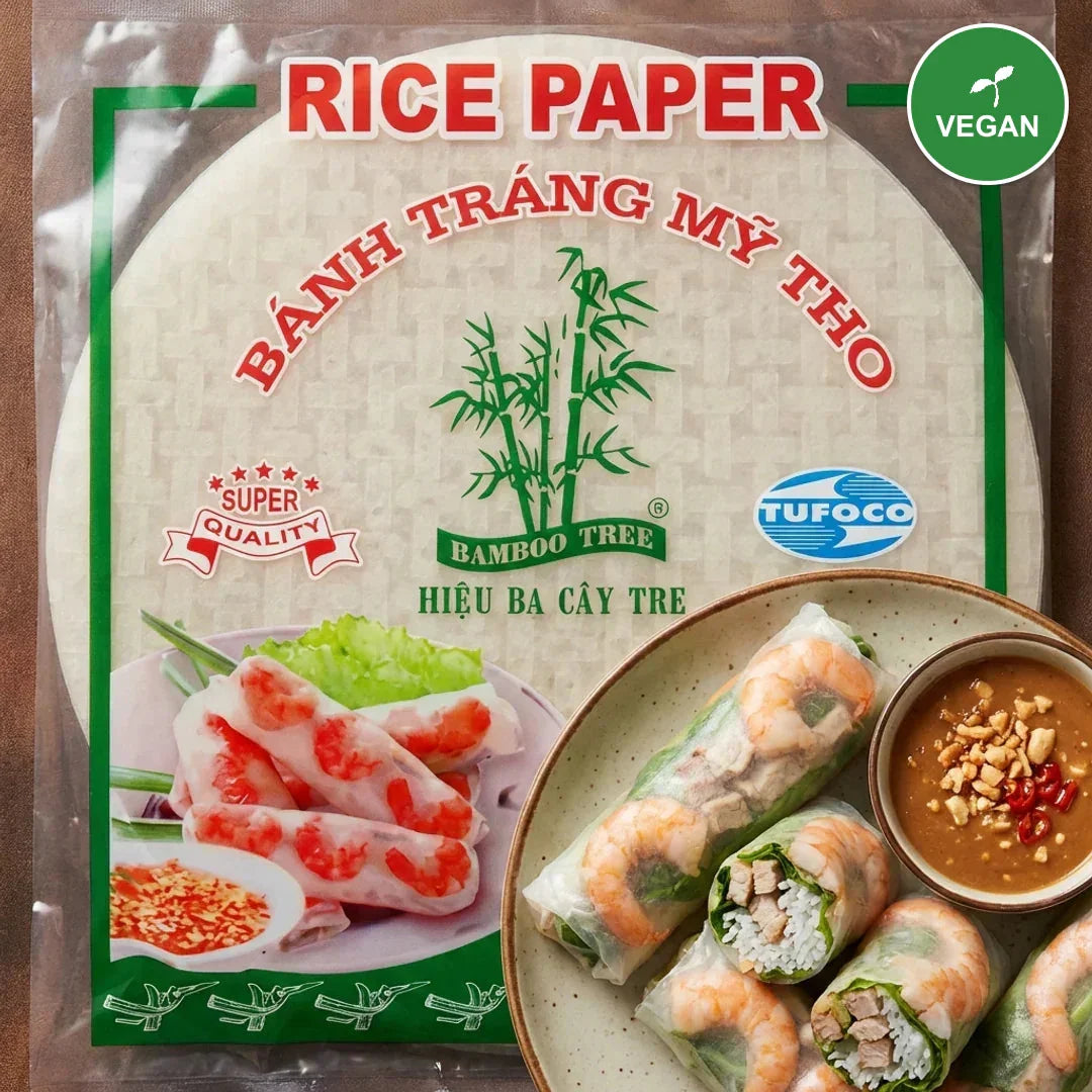 Bamboo Tree Rice Paper 22cm 400g (Vietnamese Spring Rolls) - Vegan