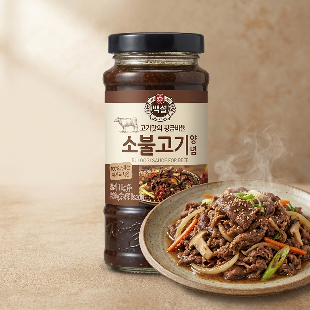 Beksul Authentic Korean BBQ Beef Marinade Sauce - Sogalbi Yangnyeom 290g