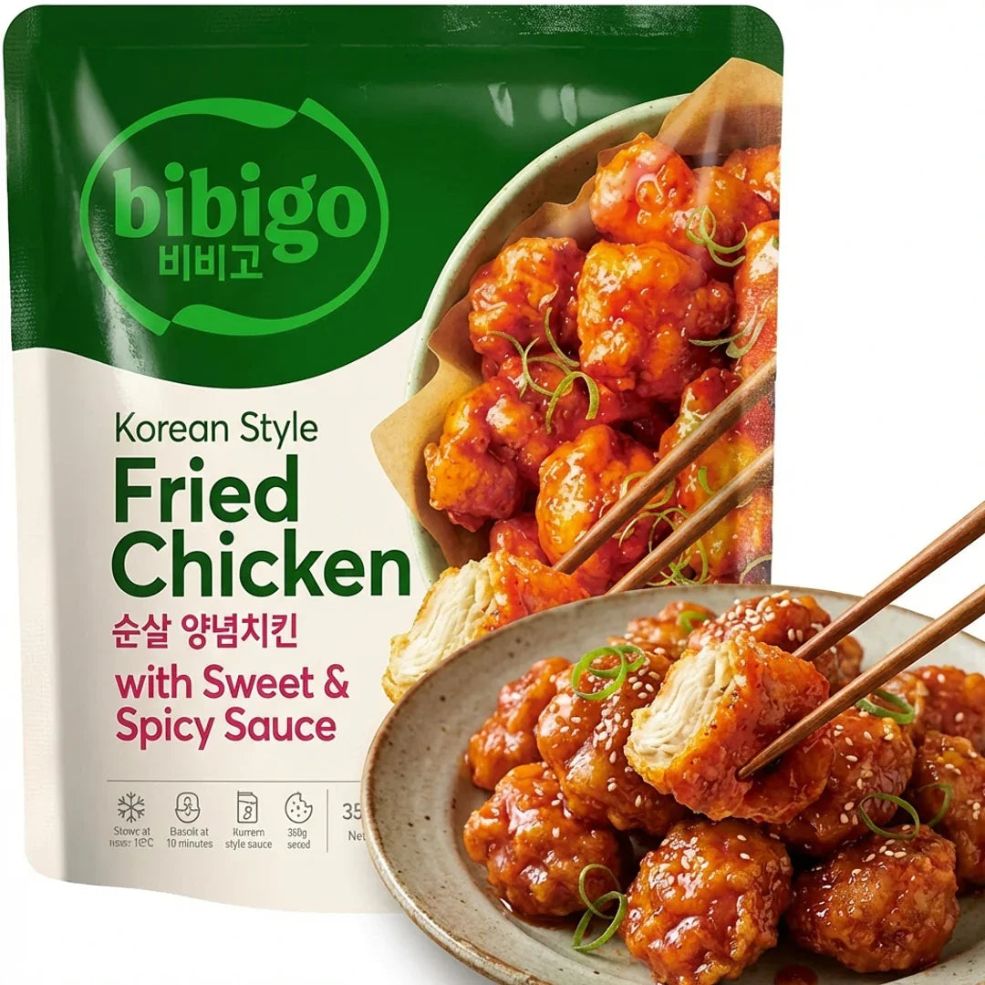 Bibigo Boneless Seasoned Chicken 350g - Frozen