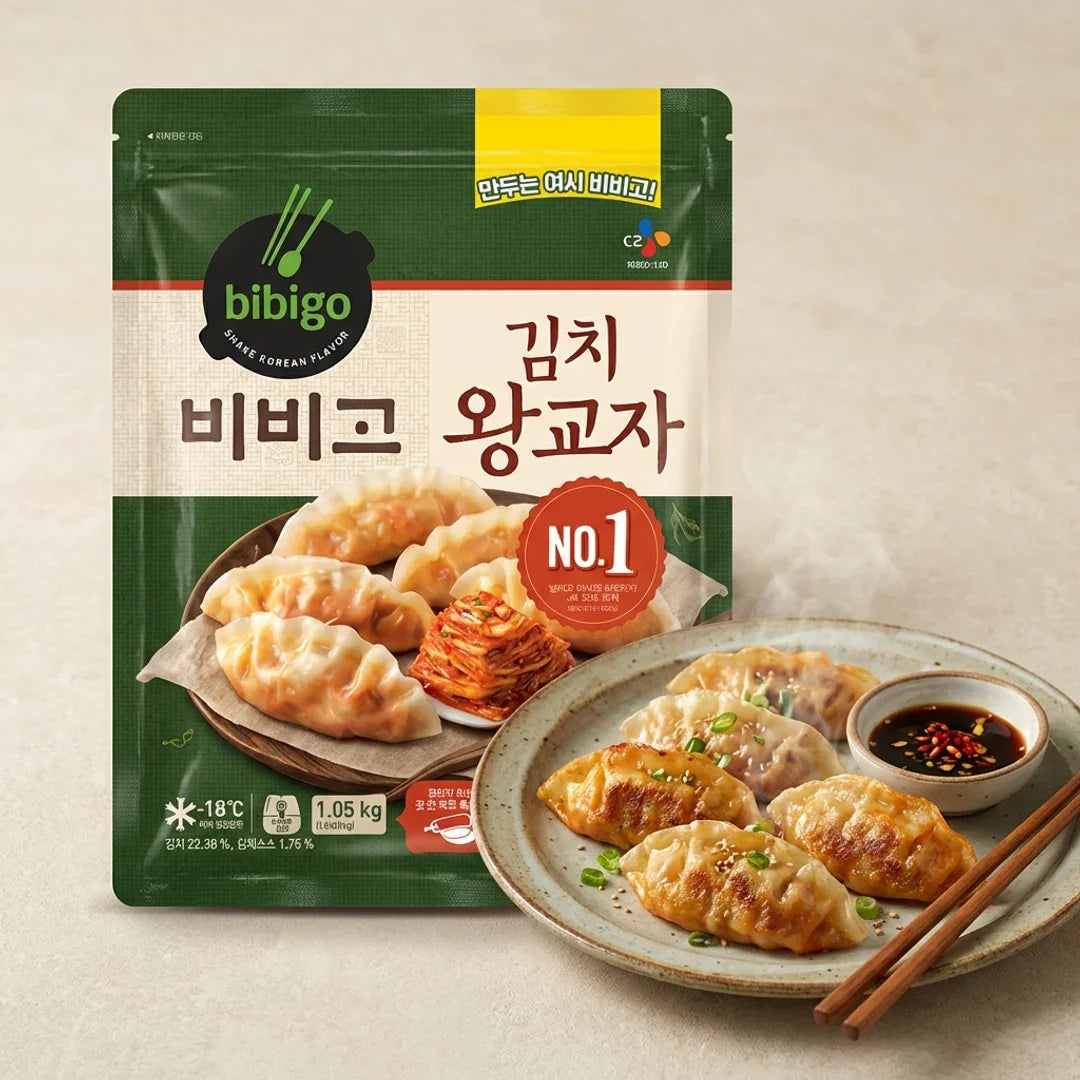 Bibigo Kimchi King Dumplings 525g - Frozen
