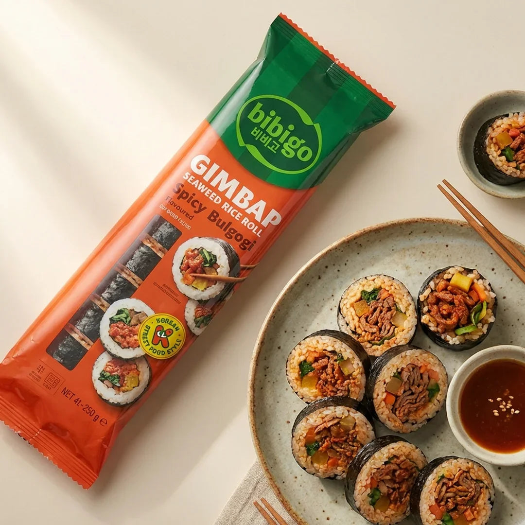 Bibigo Spicy Bulgogi Gimbap 230g - Frozen