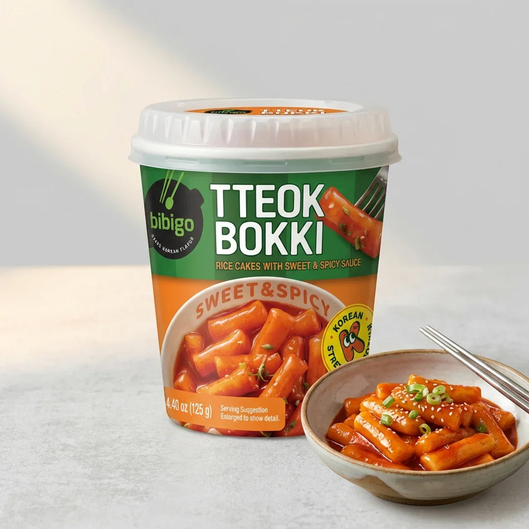 Bibigo Spicy Sweet Tteokbokki Cup 125g