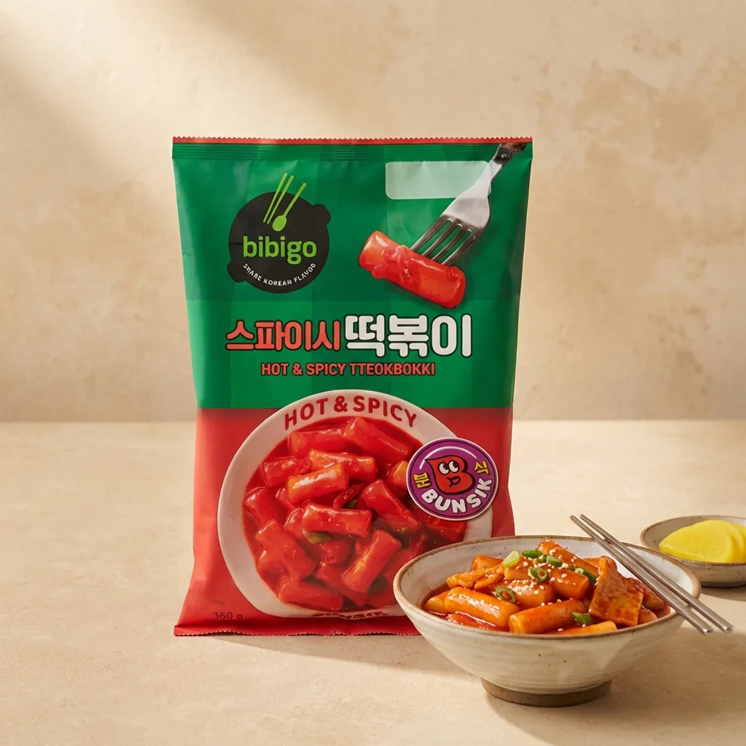 Bibigo Tteokbokki Spicy Flavor Pouch 360g