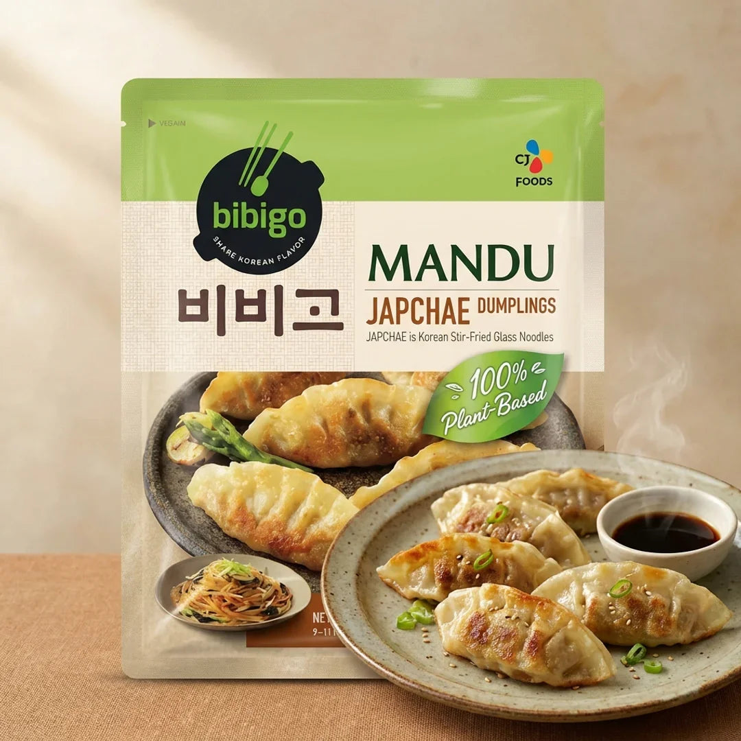 Bibigo Vegan Japchae Gyoza Dumplings 350g - Frozen