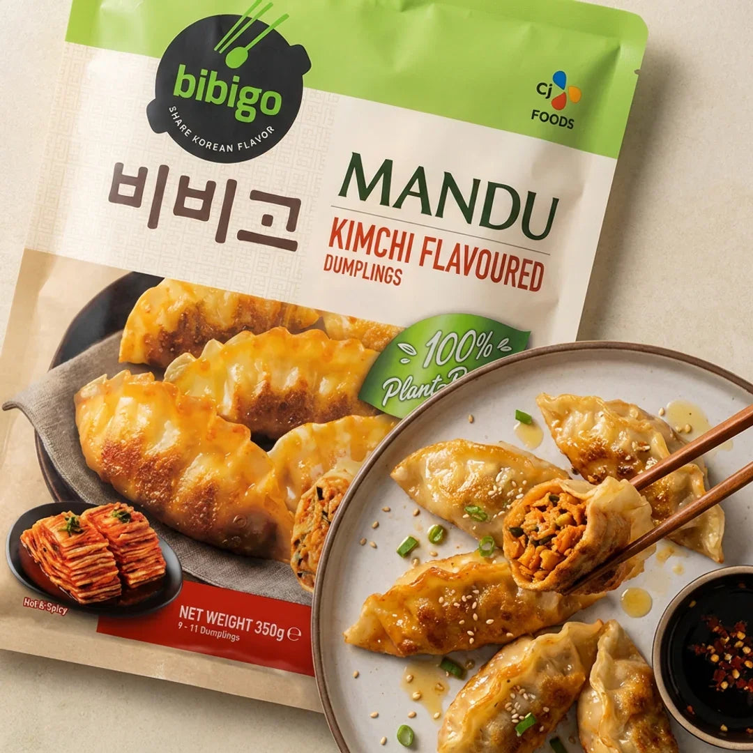 Bibigo Vegan Kimchi King Dumplings 350g - Frozen