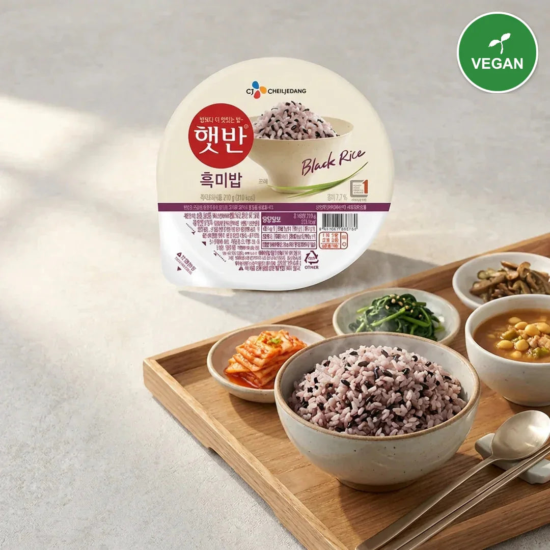 CJ Hetbahn Black Rice 210g - Vegan