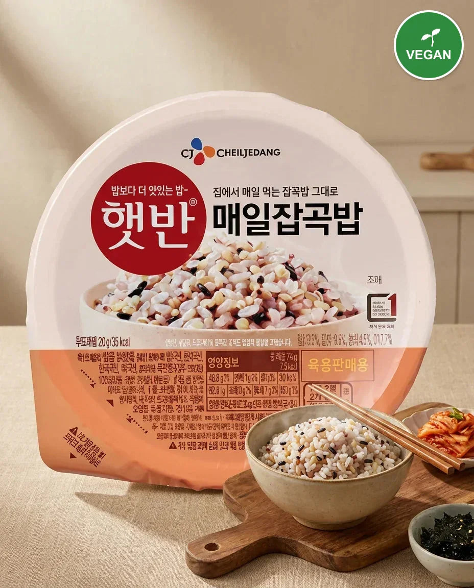 CJ Hetbahn Daily Multi-Grain Rice 210g - Vegan