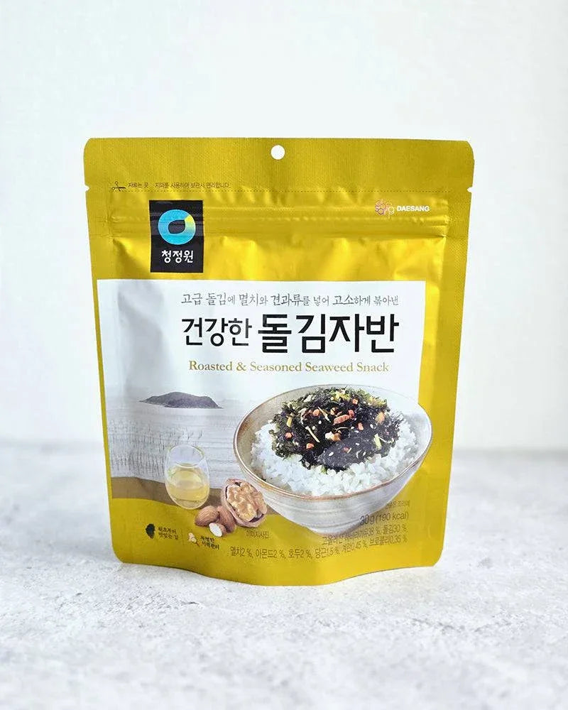 Chungjungone Healthy Stone-Roasted Seasoned Seaweed 30g - DotAsia