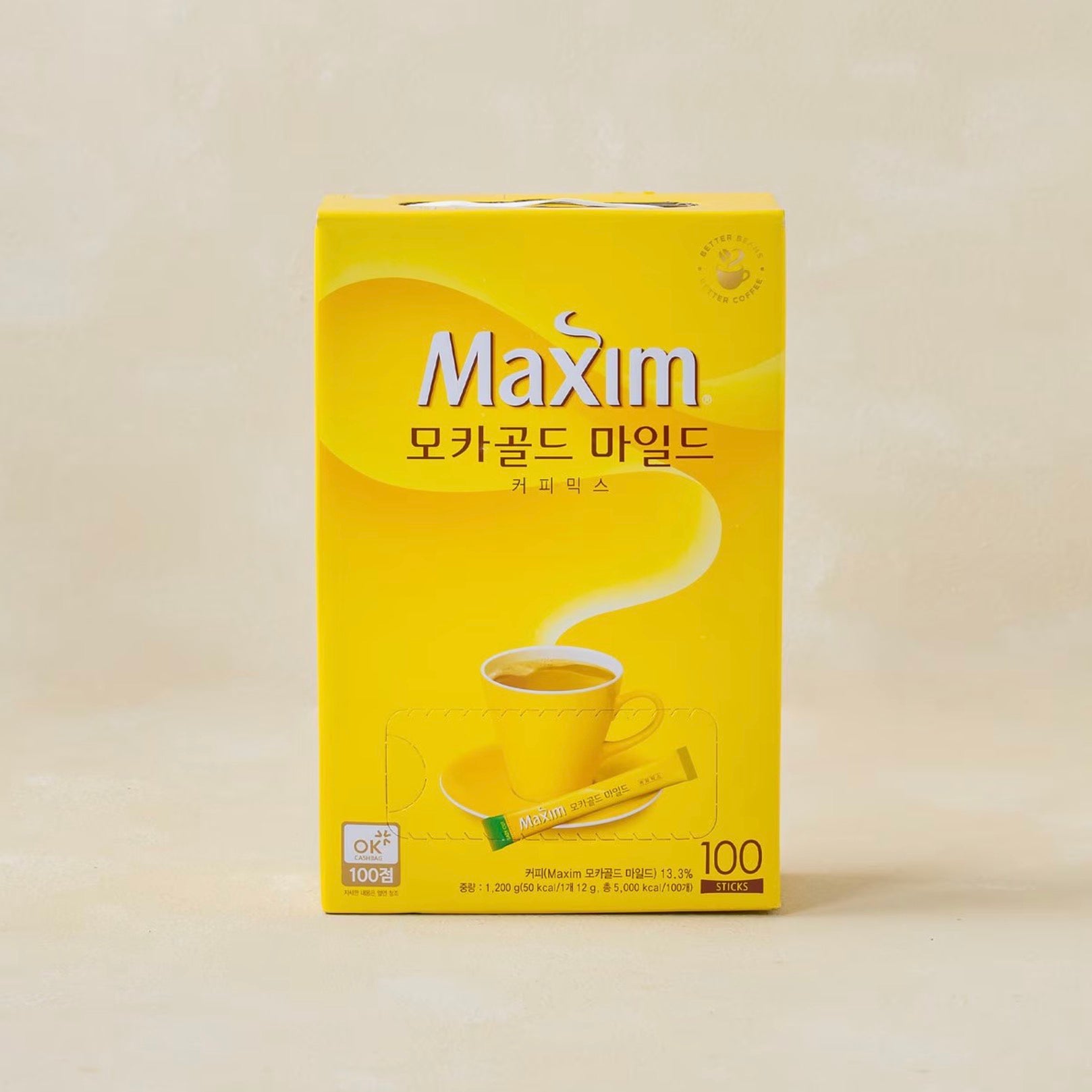 Maxim Coffee Mix Mocha Gold Mild (100 sticks)