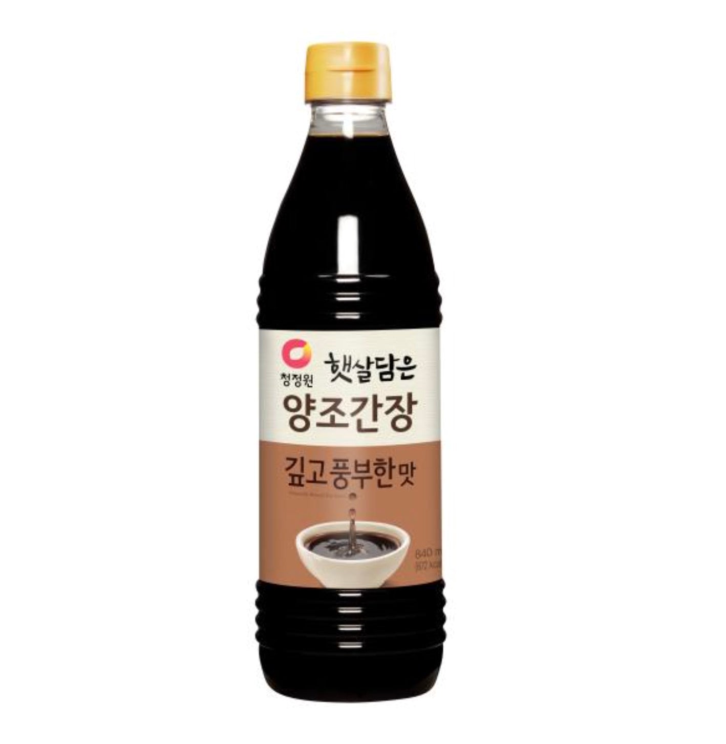 청정원 양조간장 깊고풍부한맛 500ml - DotAsia