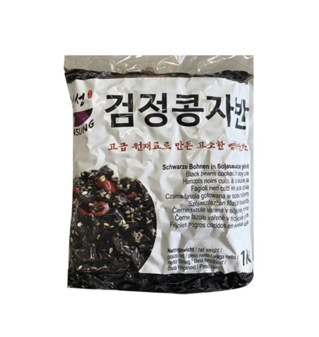 한성 검정 콩자반 1kg - 냉동 - DotAsia