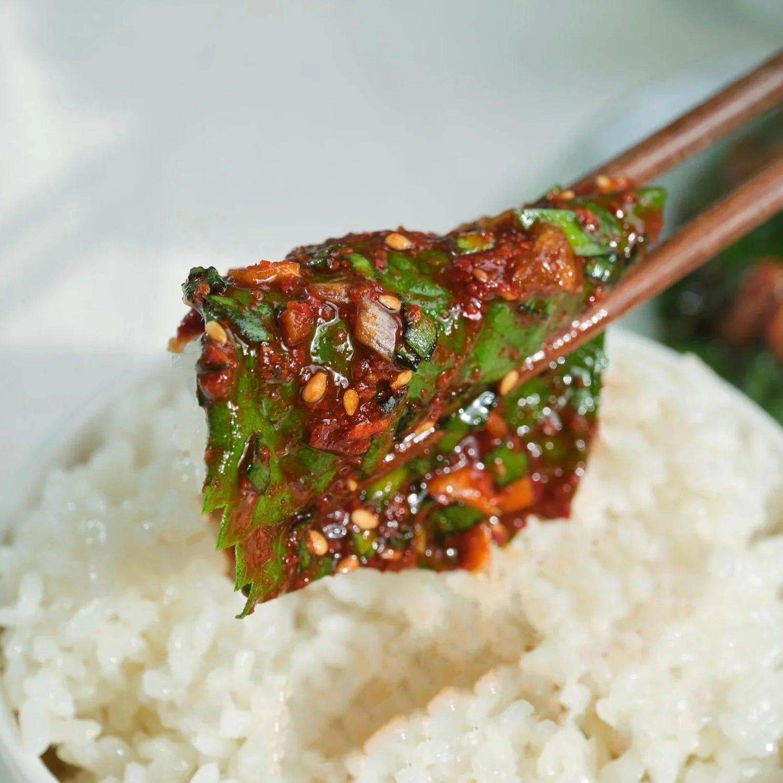 한성 깻잎김치 1kg - 냉동 - DotAsia