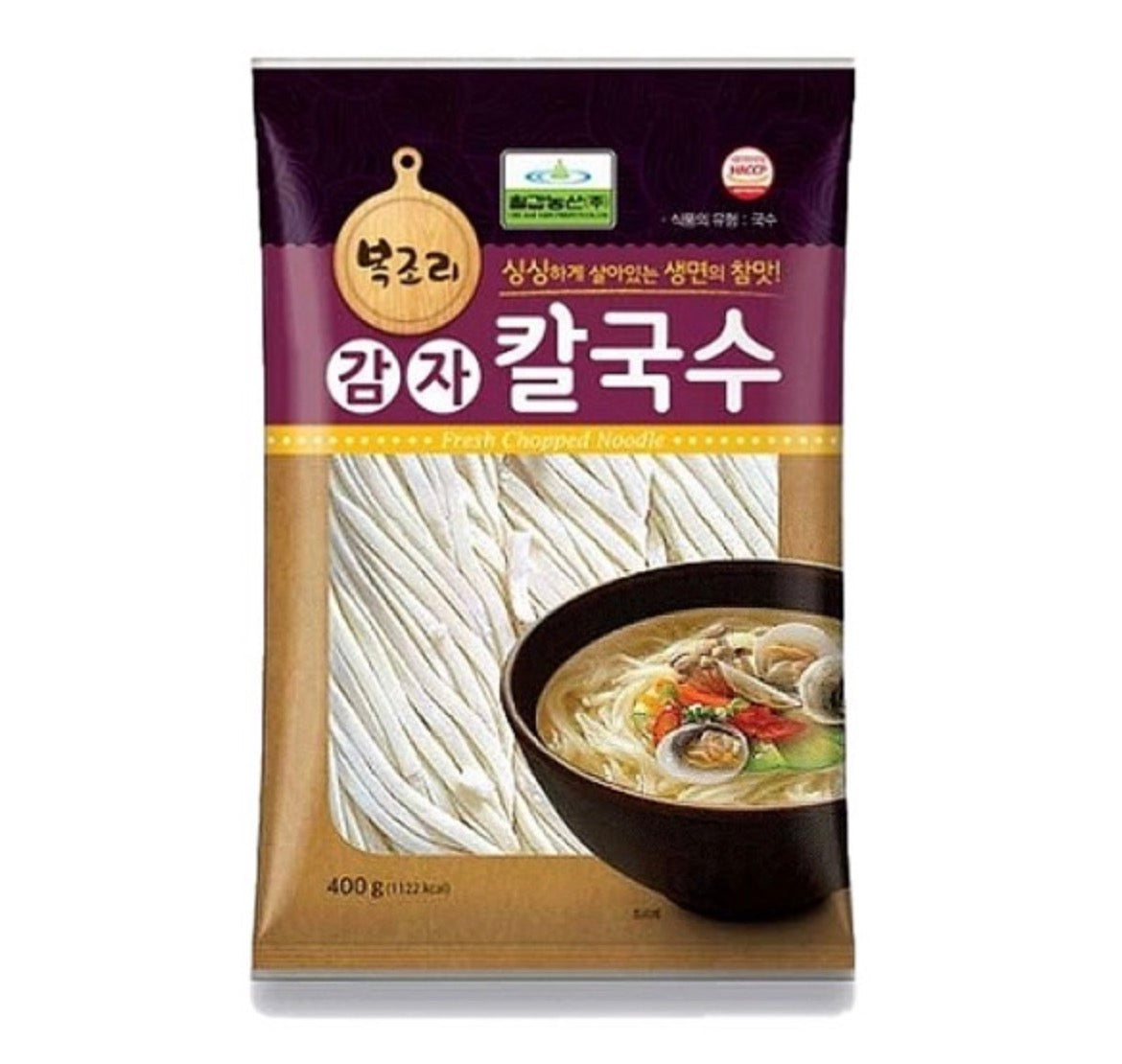 Chilgap Batata Saeng Kalguksu 400g - Congelado
