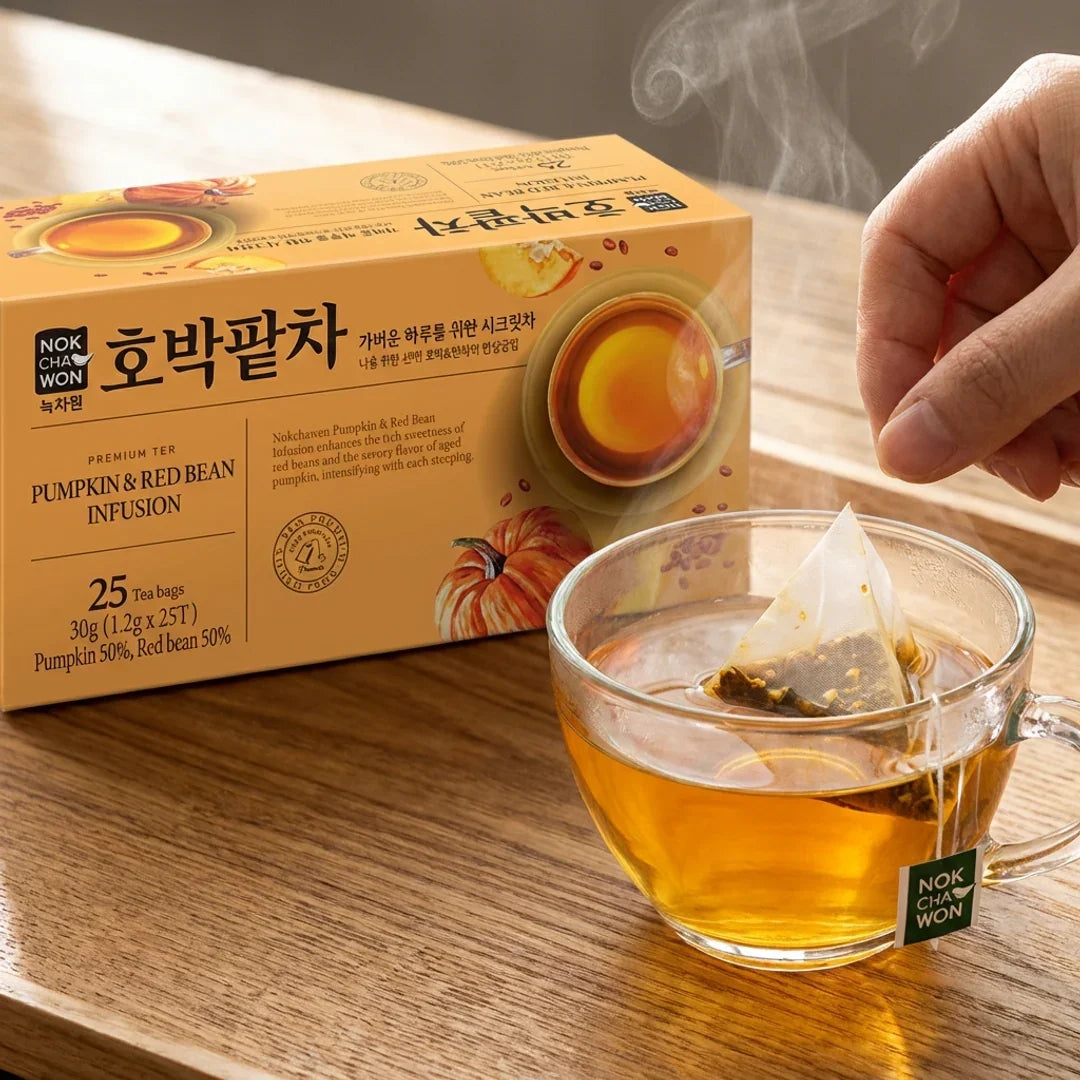 Green Tea Garden Pumpkin Red Bean Tea 25 Tea Bags