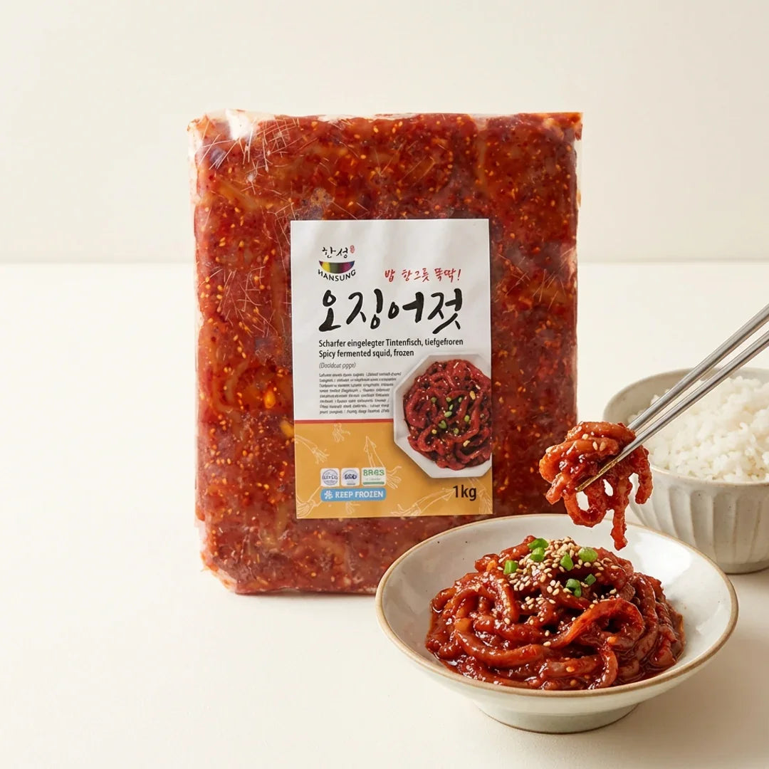 Hansung Salted Squid 1kg - Frozen