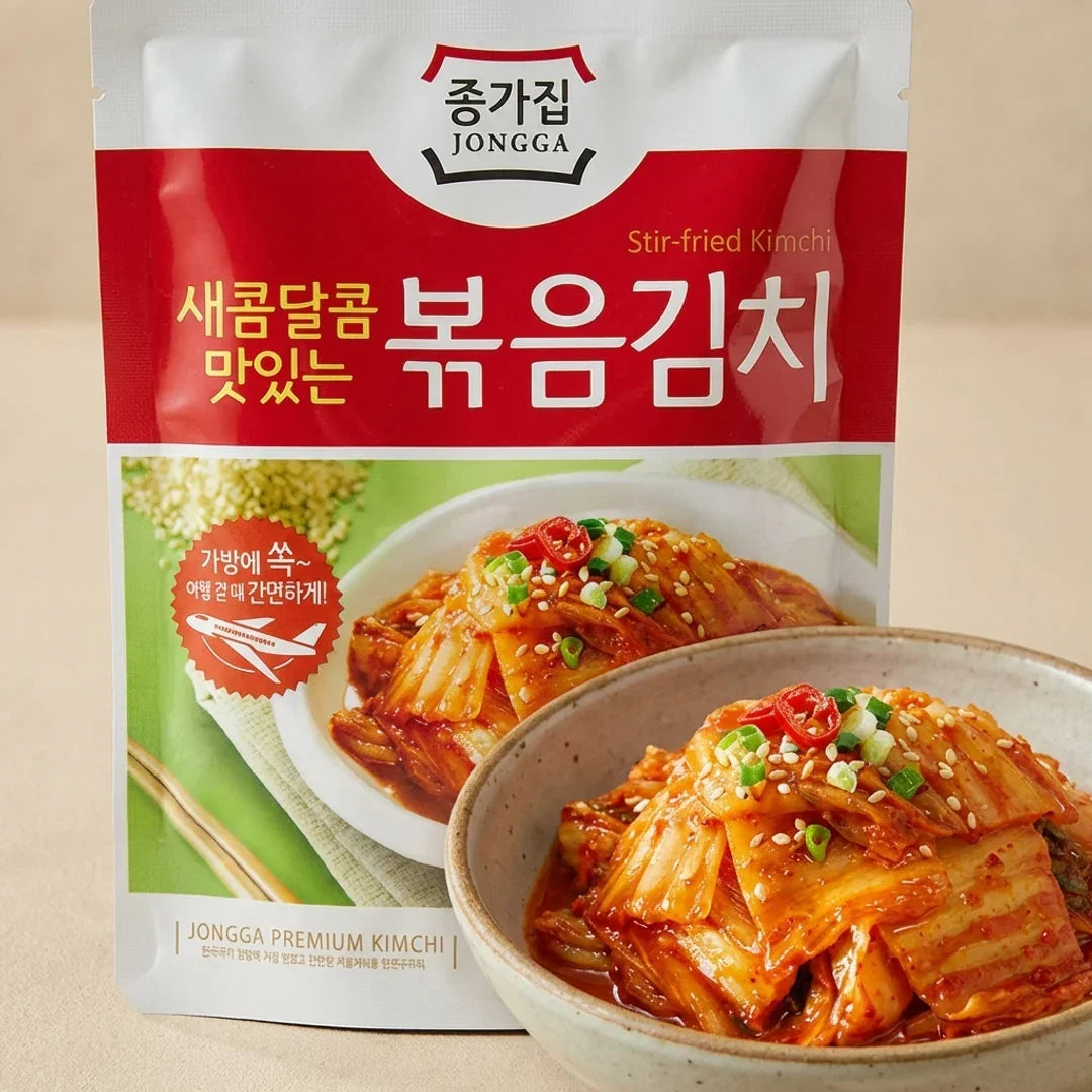 Jongga Stir-fried Kimchi 190g - Refrigerated