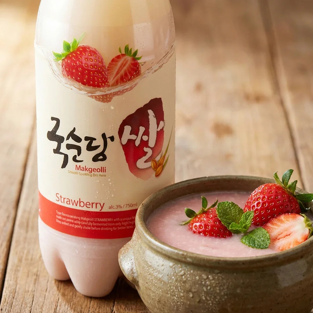 Kooksoondang Strawberry Flavored Makgeolli 750ml