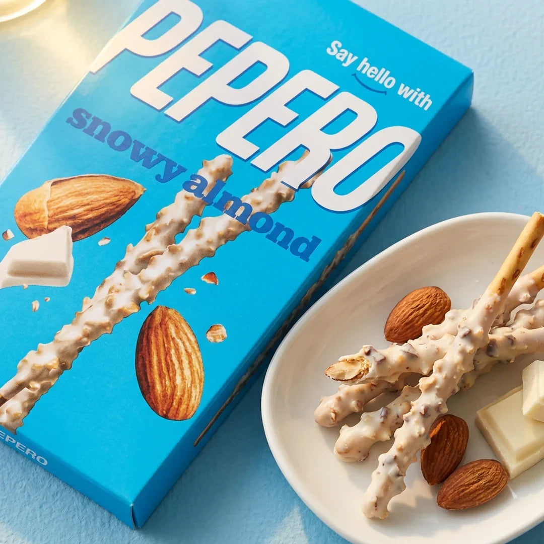 Lotte Snowy Almond Pepero 32g