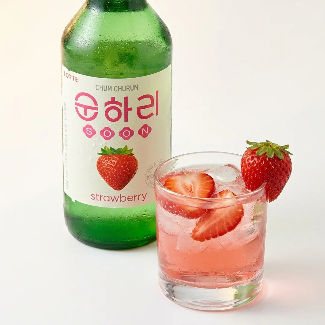 Lotte Sunhari Strawberry Soju Alc.12% 360ml