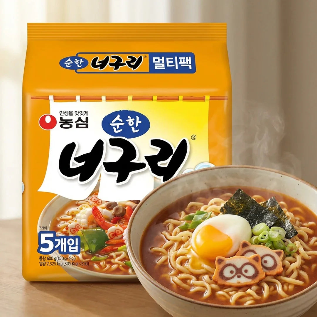 Nongshim Neoguri Mild Flavor Multipack (5 Pack)