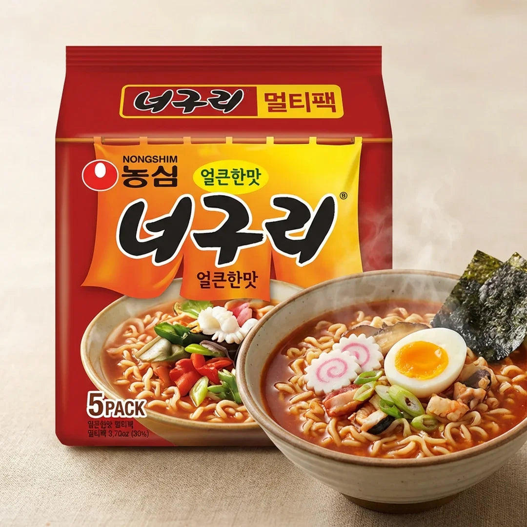 Nongshim Neoguri Spicy Flavor Multipack (5-Pack)