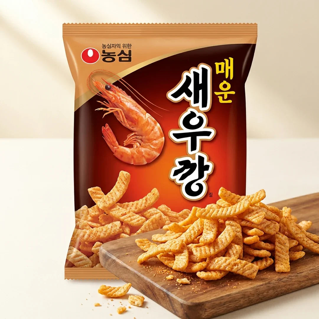 Nongshim Spicy Shrimp Crackers 75g