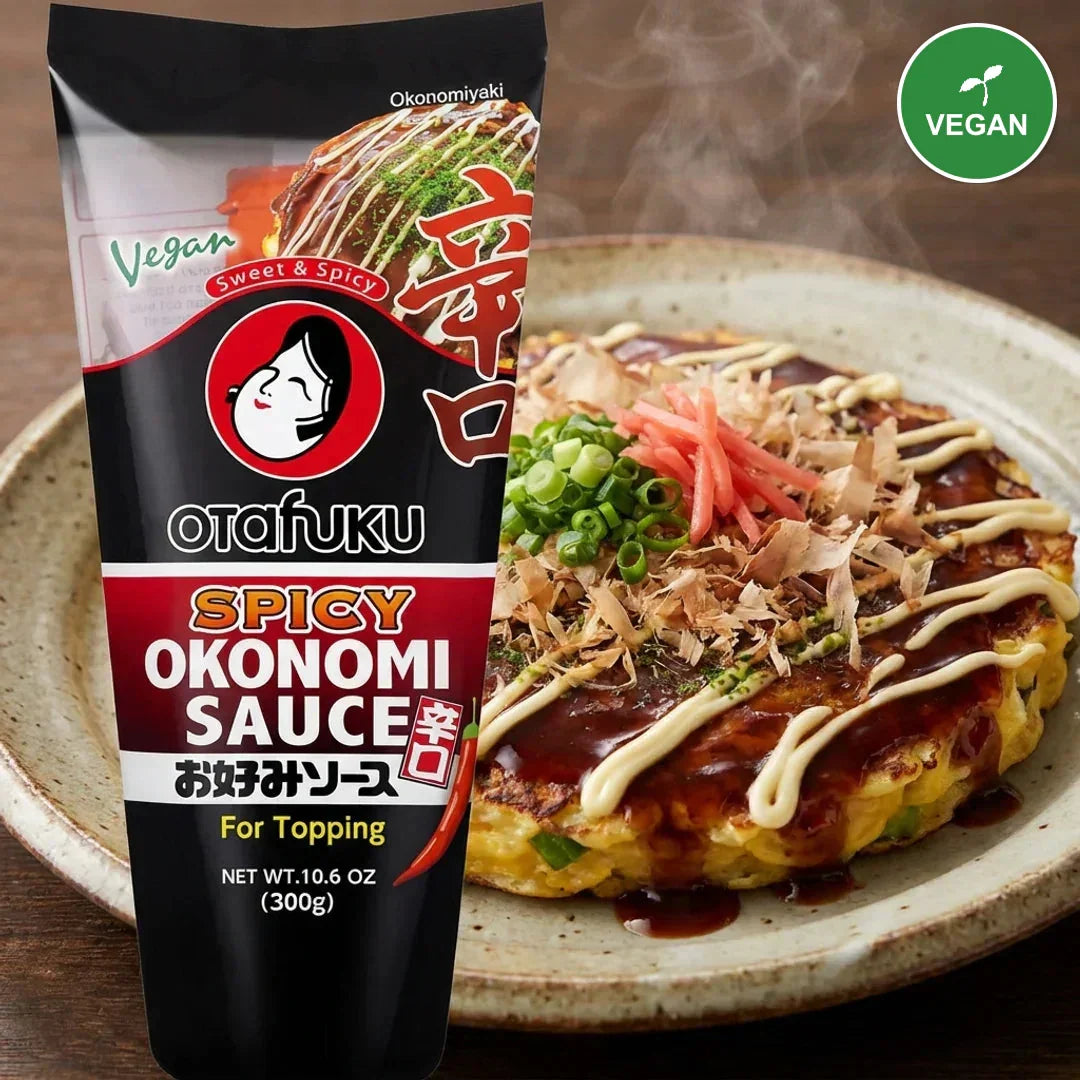 Otafuku Okonomiyaki Sauce Spicy 300g - Vegan