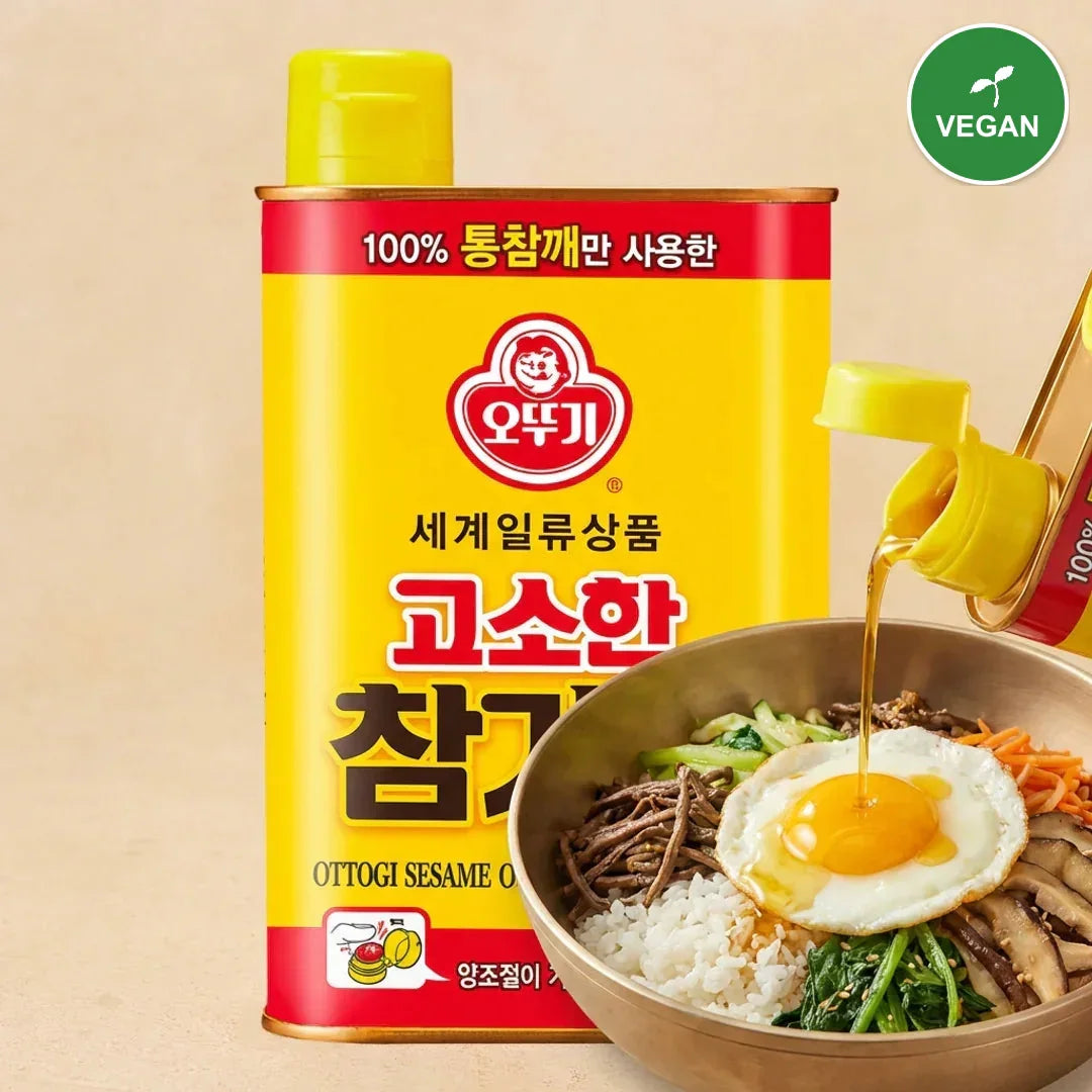Ottogi Savory Sesame Oil 1L - Vegan