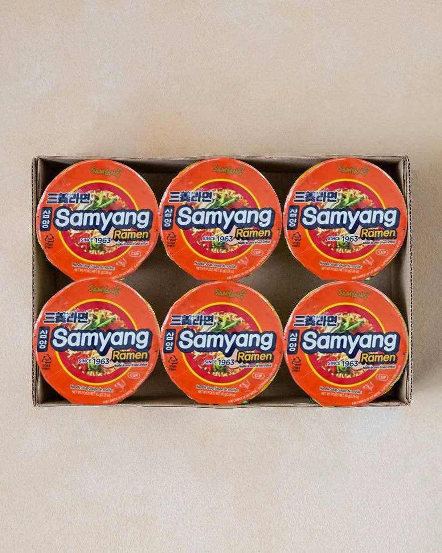 SamyangRamen Mini Cup 62g*6pcs - DotAsia