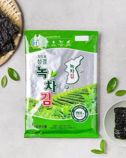Jidopyo Holy Green Tea Seaweed 60g 1 - DotAsia