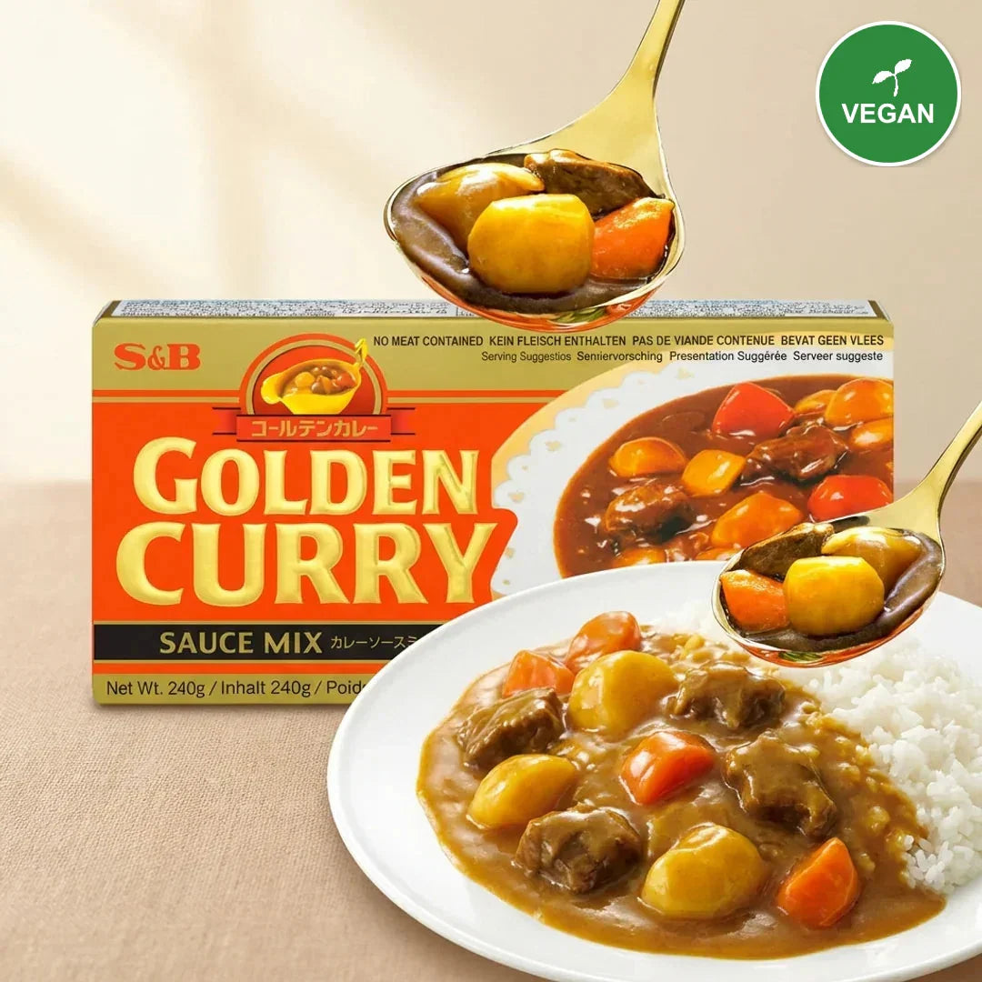 S&B Golden Curry Mild 220g - Vegan