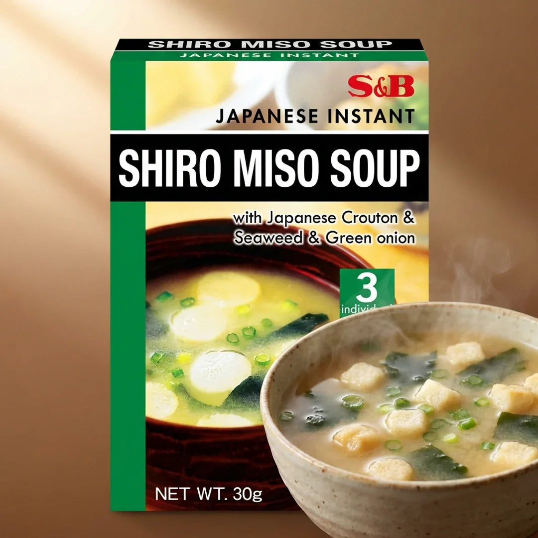 S&B Instant Shiro Miso Soup (Mild) 30g